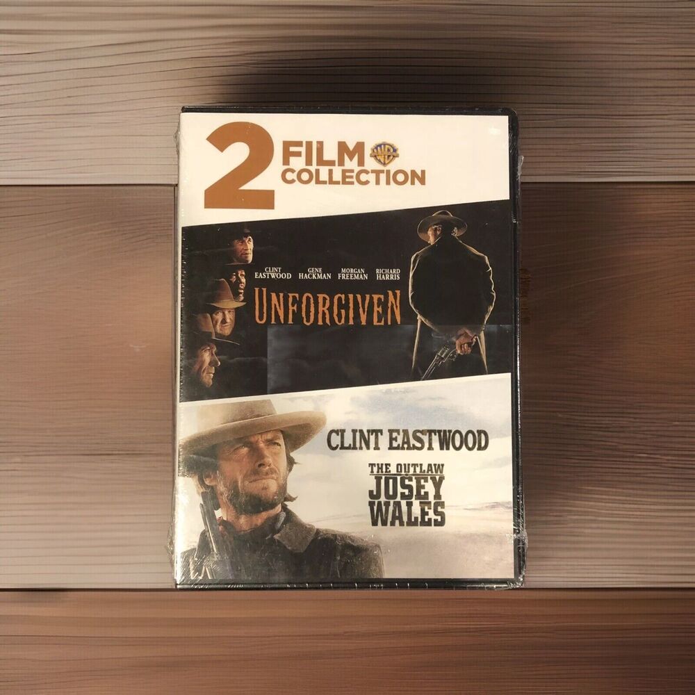 Clint Eastwood 2 Film Collection DVD Unforgiven & The Outlaw Josey Wales
